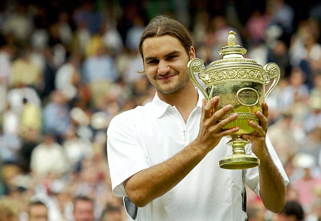 Federer ganó su primer título de Wimbledon en 2003