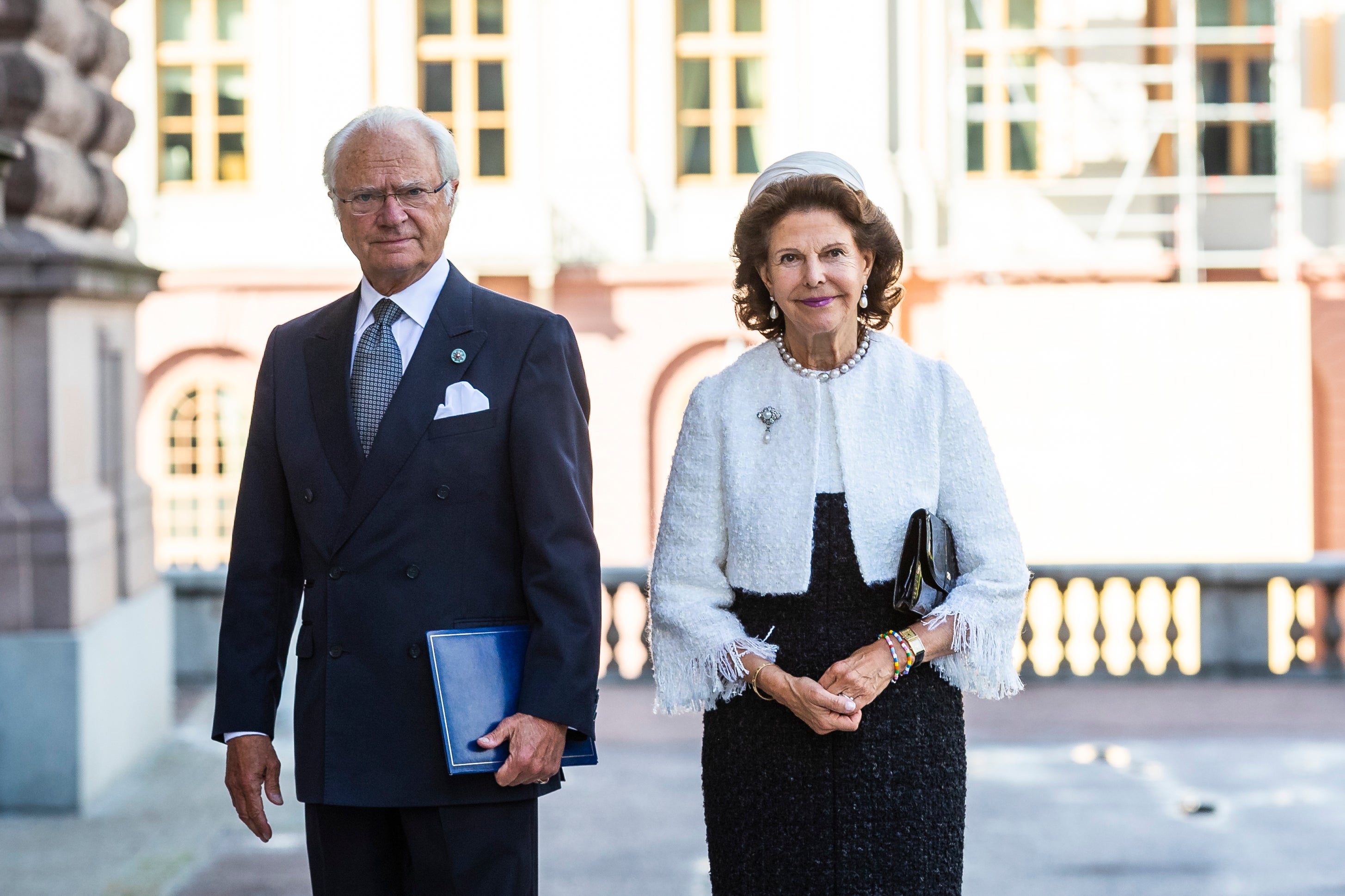 El rey Carl XVI Gustaf y la reina Silvia