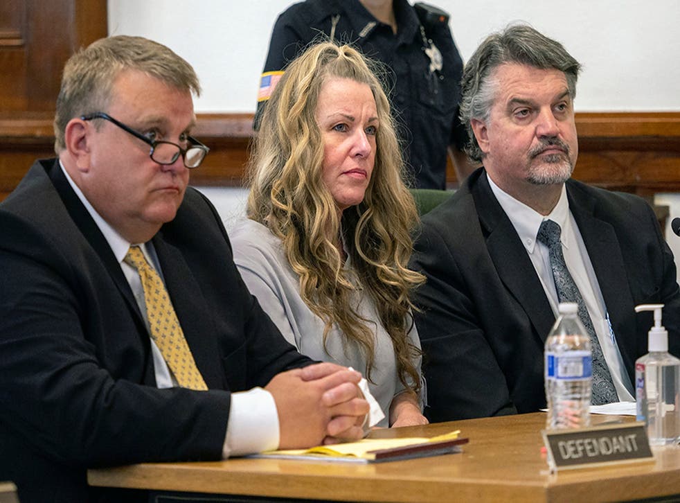 <p>Lori Vallow Daybell en el tribunal, se le acusa de matar a sus dos hijos  </p>