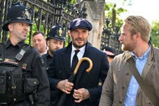 David Beckham revela el error que cometió al ir a ver el ataúd de la reina Isabel II