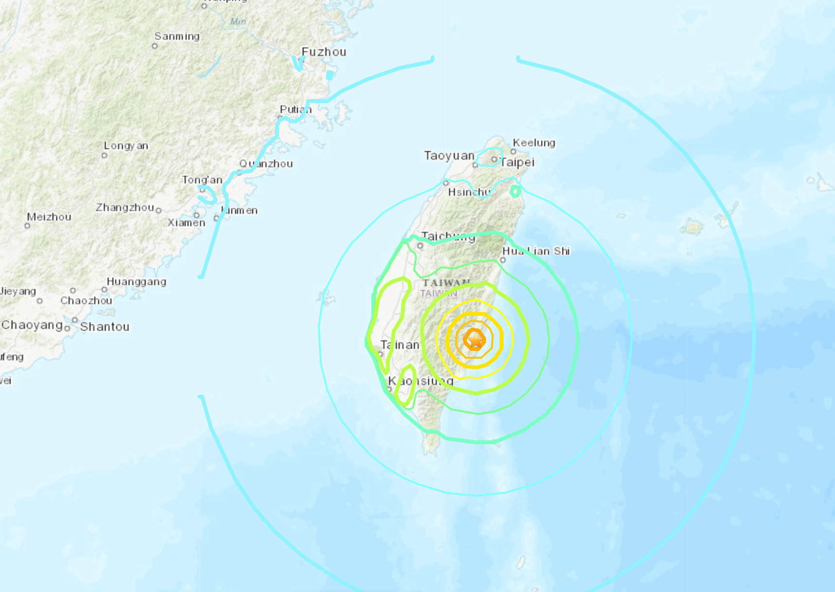 Terremoto sacude Taiwán mientras EE.UU. emite una alerta de tsunami