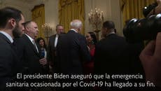 Biden dice que “se acabó la pandemia”del coronavirus