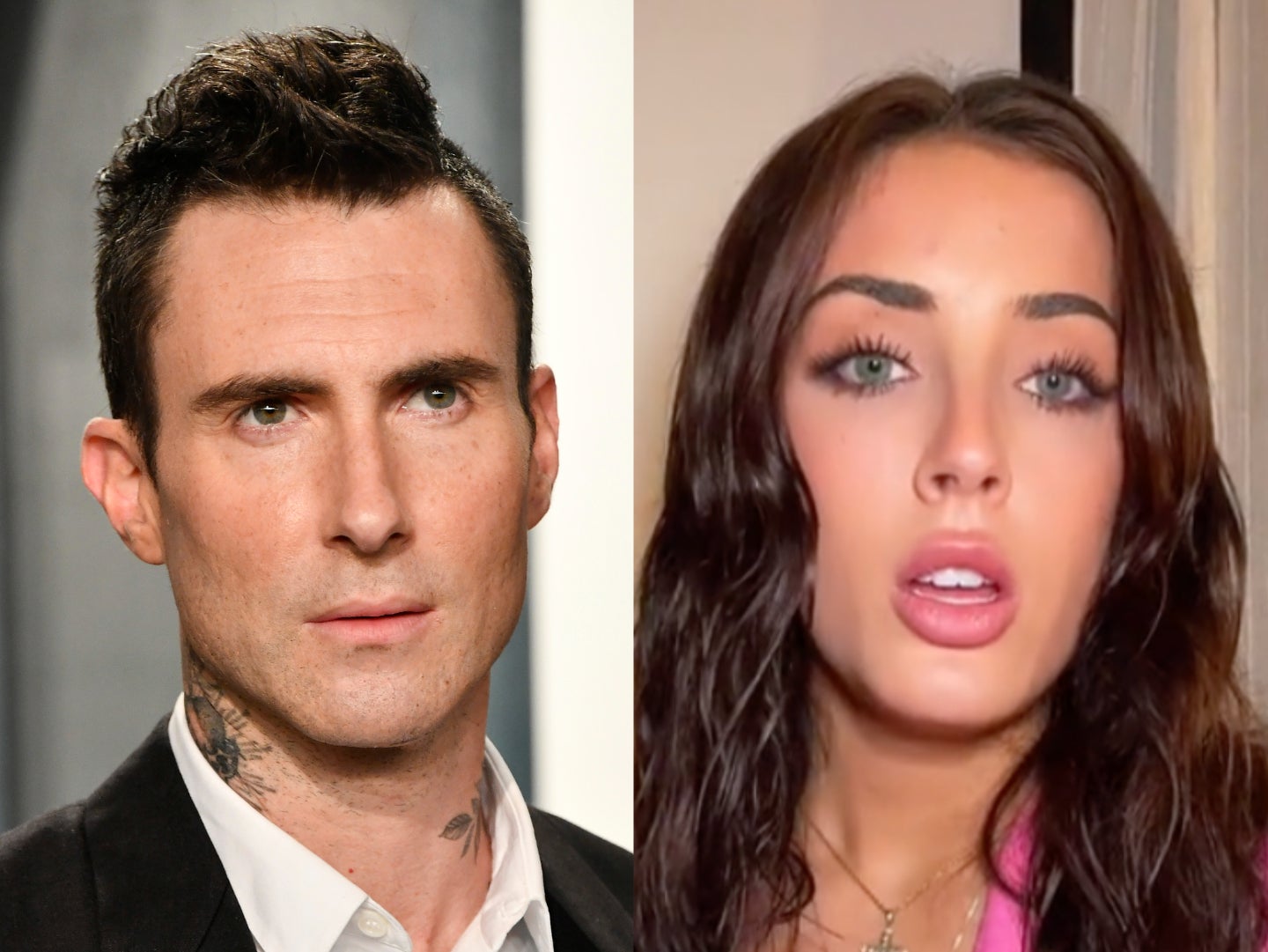 Adam Levine le preguntó a modelo si podía llamar a su bebé como ella después de una aventura