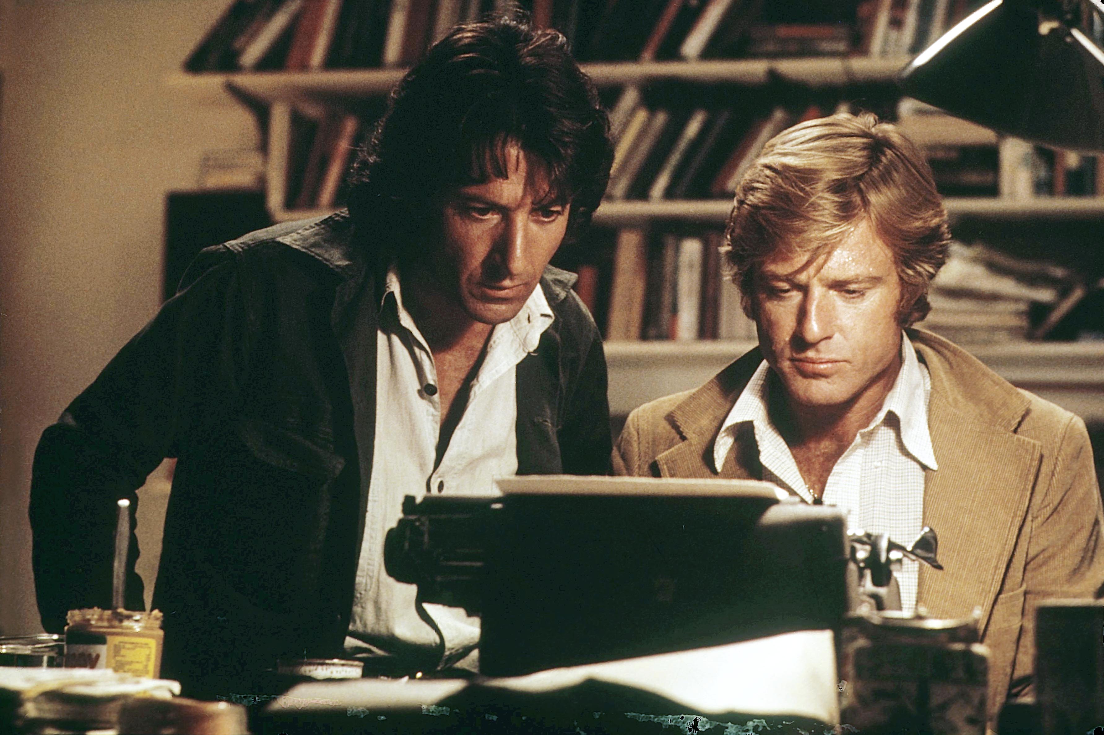 Redford y Dustin Hoffman en ‘Todos los hombres del presidente’
