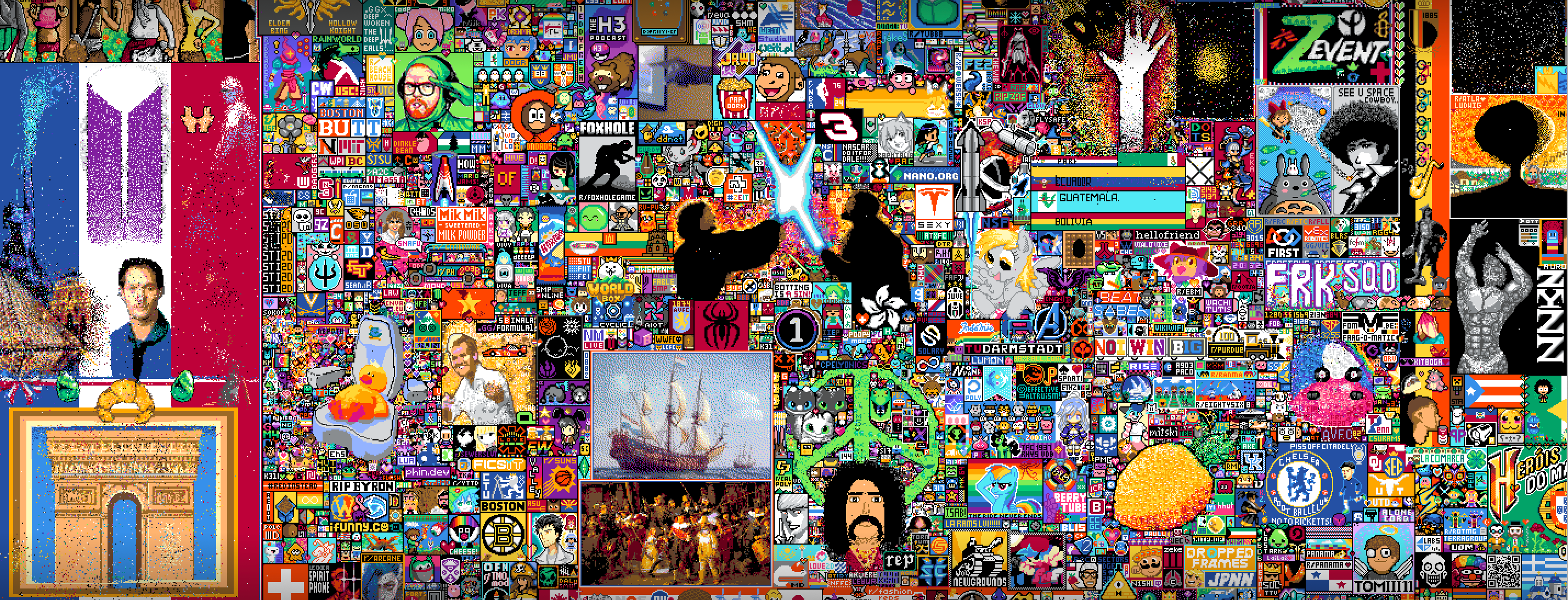 “r/Place” o cómo una broma de internet se convirtió en una obra de arte digital