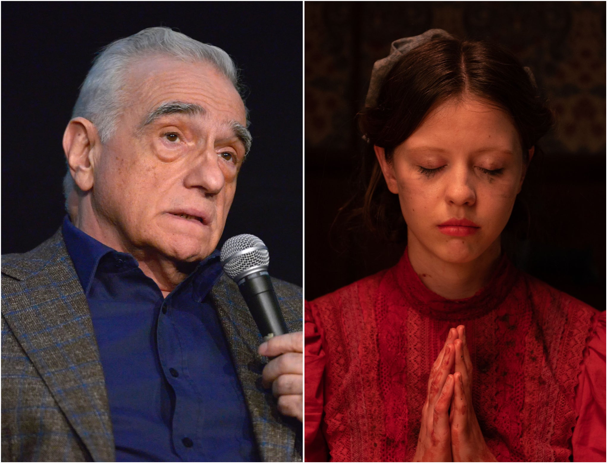 Martin Scorsese, Mia Goth en ‘Pearl’