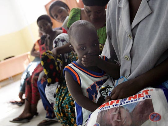 Niños en países como Tanzania corren mucho riesgo de contraer malaria