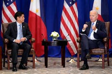 Biden celebra su primera reunión con el presidente filipino