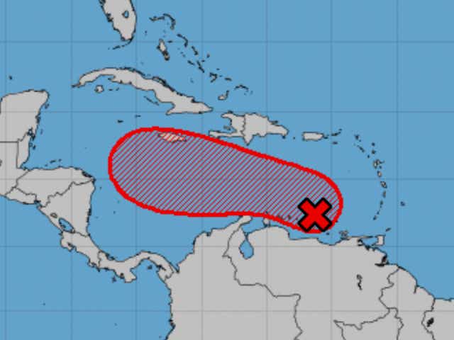 Un posible sistema de tormentas podría formarse a finales de esta semana y amenazar la tierra alrededor del Caribe