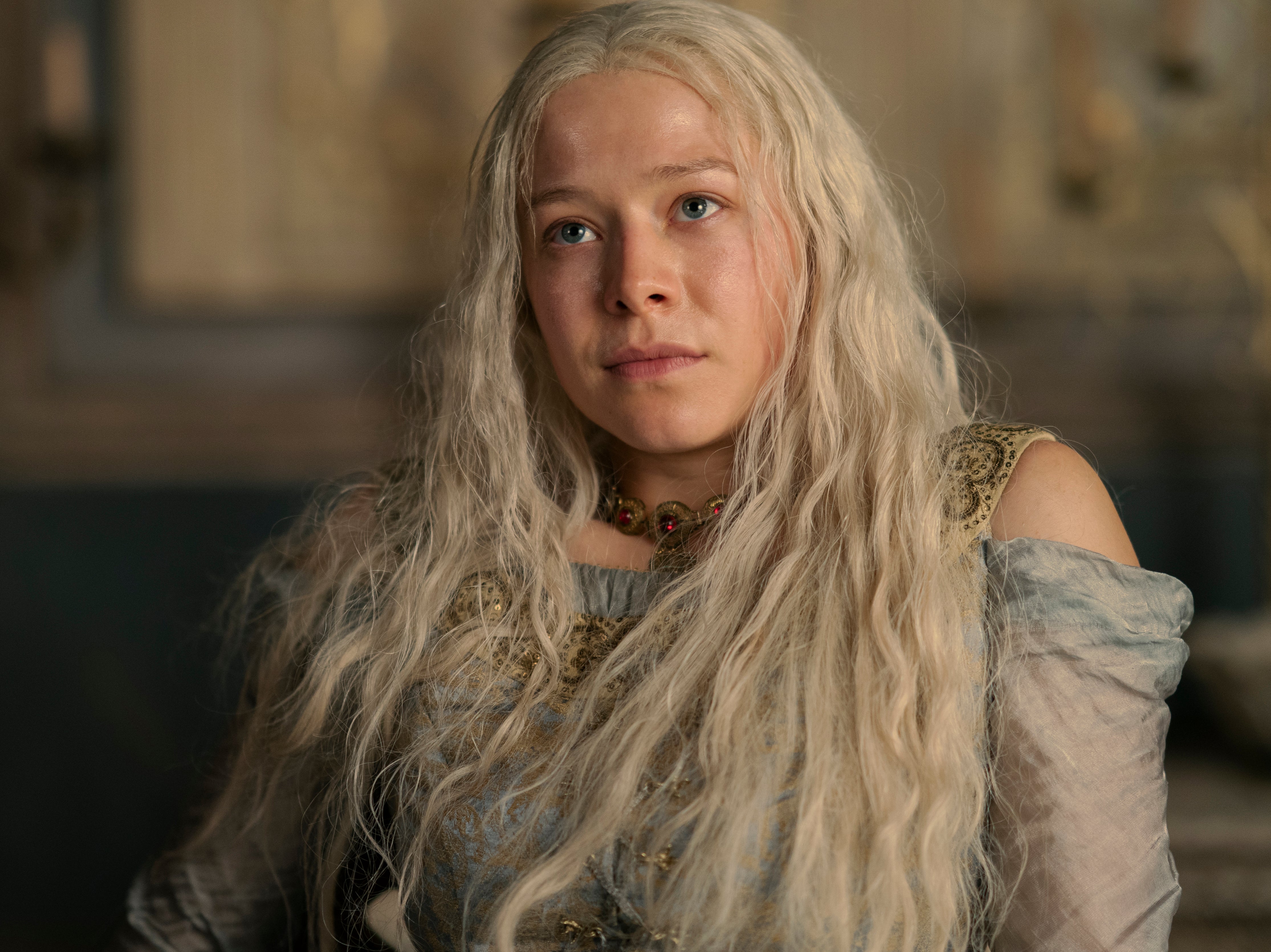 Emma D'Arcy como la princesa Rhaenyra Targaryen