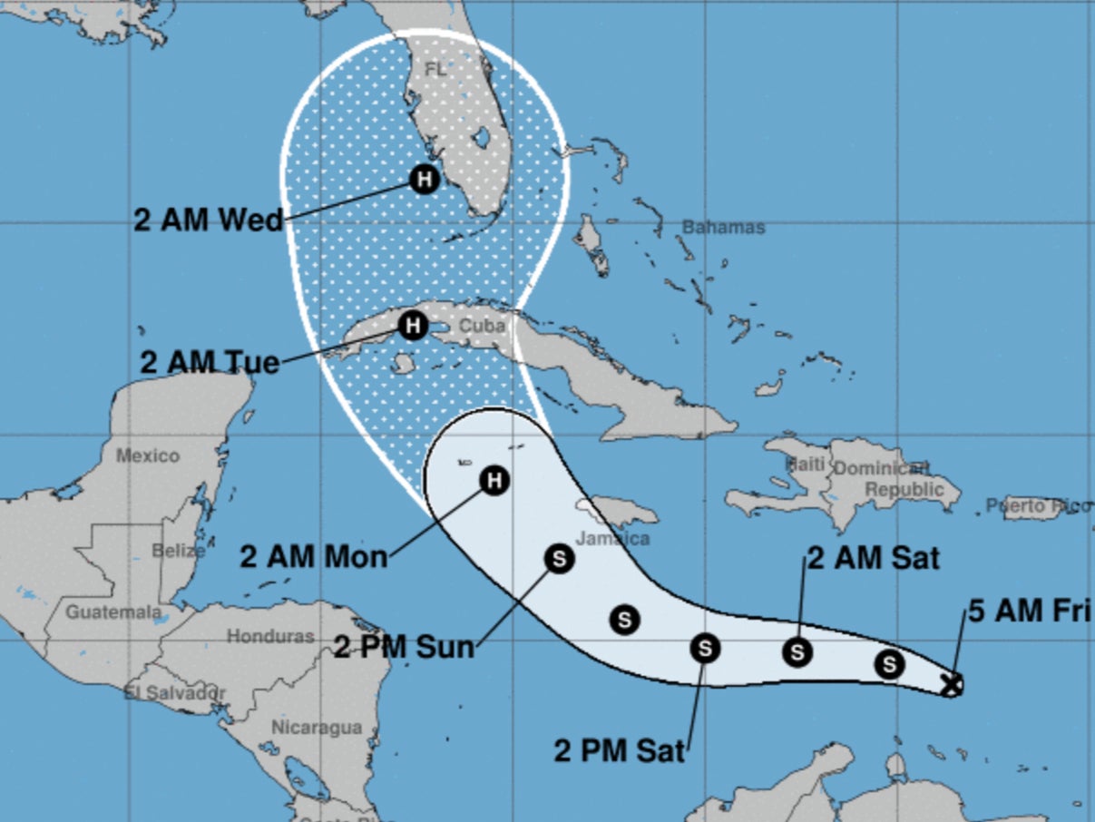 La nueva Depresión Tropical Nueve podría convertirse en el huracán Hermine y azotar Florida la próxima semana