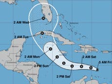 La nueva Depresión Tropical Nueve podría convertirse en el huracán Hermine y azotar Florida la próxima semana