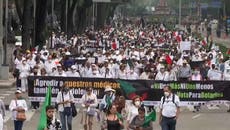 Así fue la gigantesca marcha contra la militarización de la seguridad pública en México 
