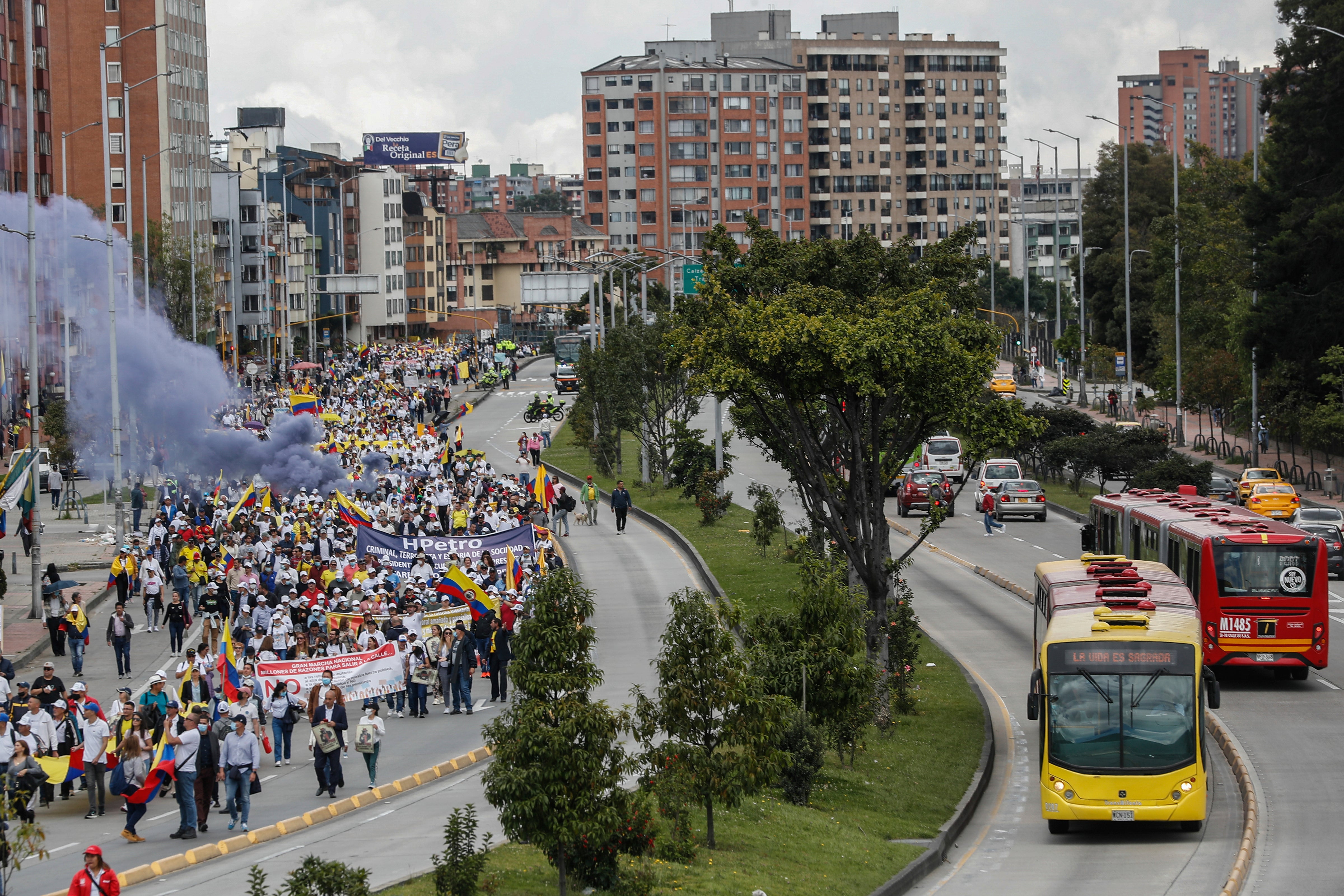 COLOMBIA-REFORMAS PROTESTA