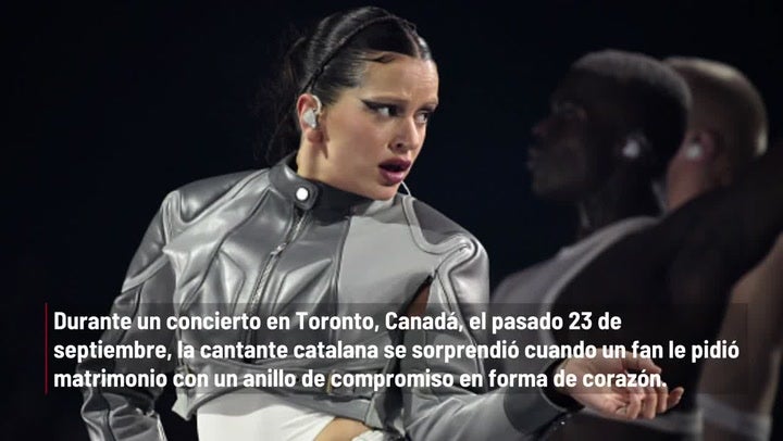 ¿Qué dijo Rosalía al recibir una propuesta de matrimonio en pleno concierto?