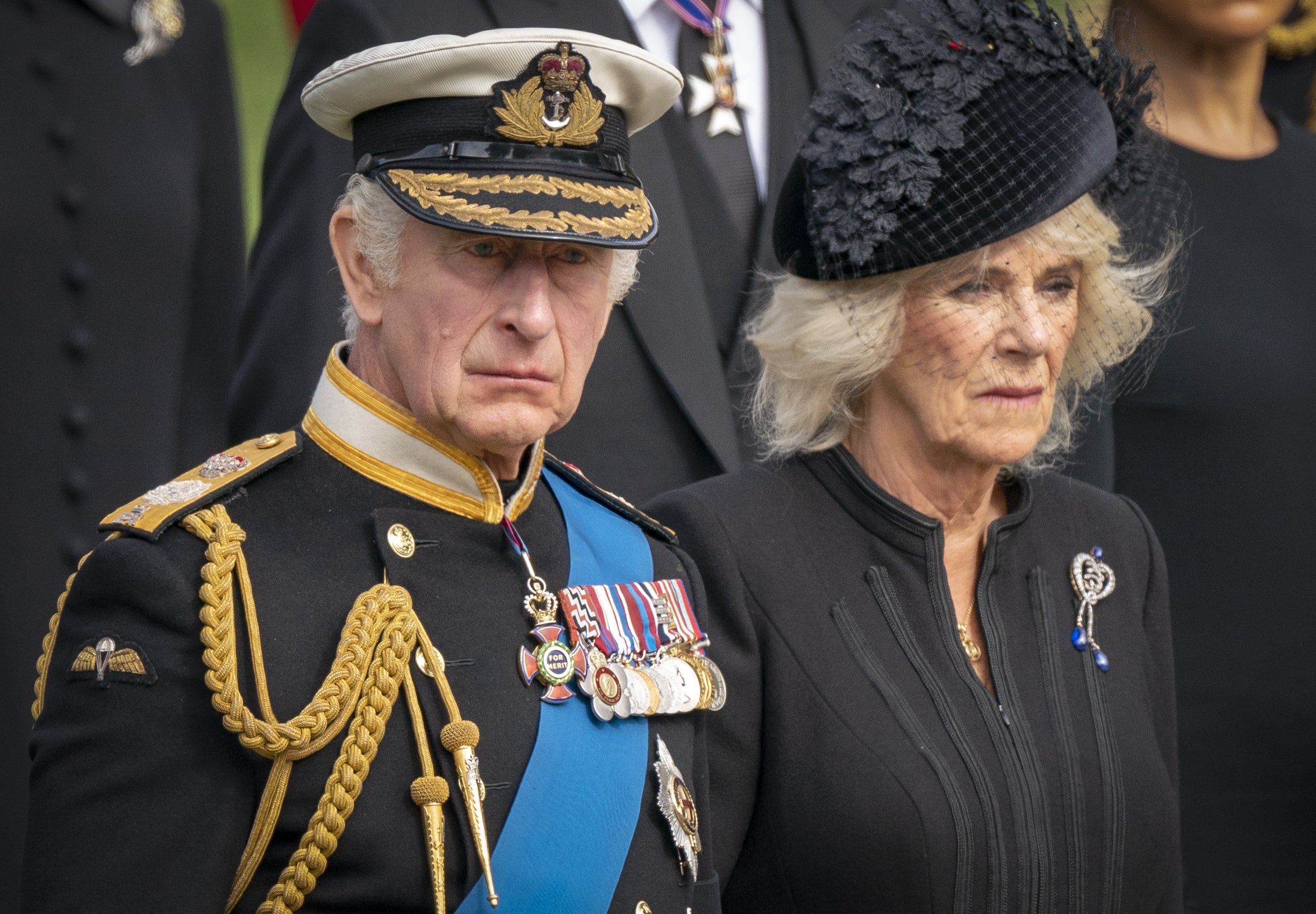 El rey Carlos III y la reina consorte (Jane Barlow/PA)