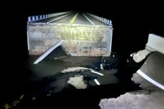 El huracán Ian destroza un importante puente en Florida