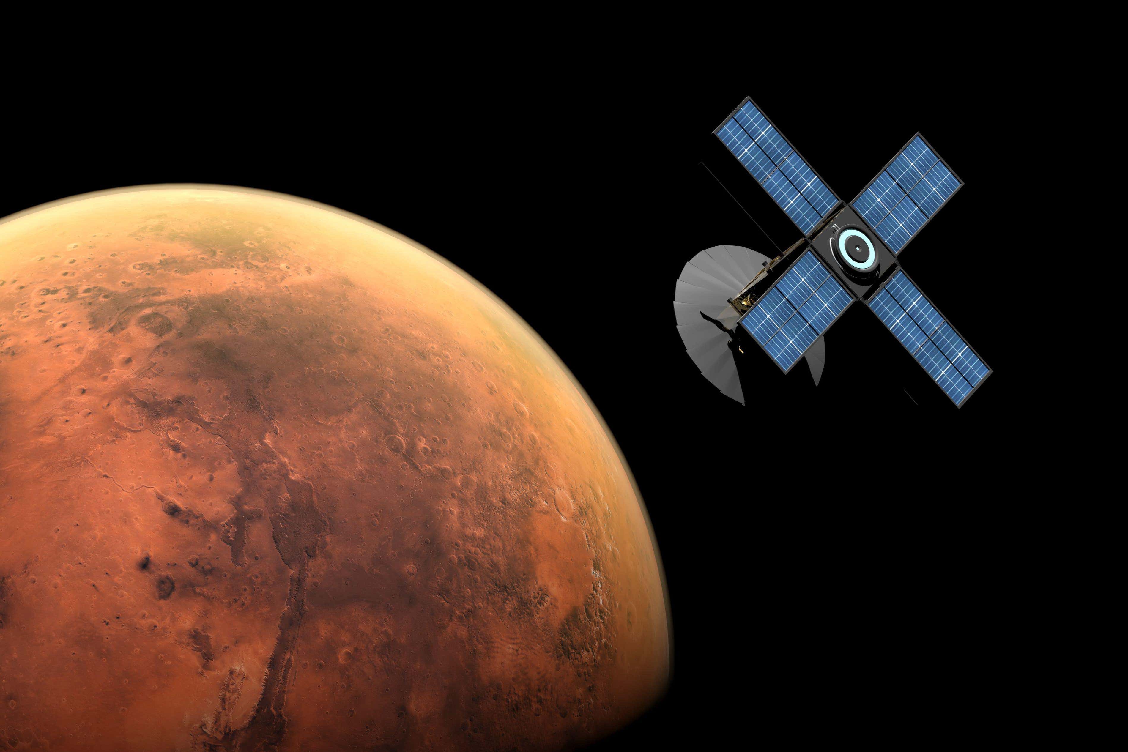 Un grupo de científicos descubrió nuevas pruebas que sugieren que podría haber agua líquida en Marte (Alamy/PA)