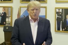 Trump pide donaciones desde Mar-a-Lago mientras el huracán Ian arrasa con Florida