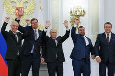 Putin se anexa “para siempre” cuatro regiones de Ucrania y Kyiv solicita el ingreso en la OTAN