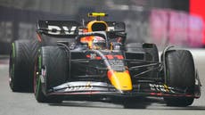 Sergio Pérez gana en Singapur, Verstappen aespera