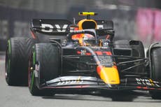 Sergio Pérez gana en Singapur, Verstappen aespera