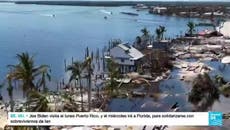 Nuevas imágenes del devastador paso del huracán Ian en Florida