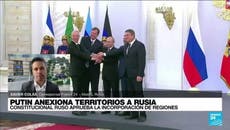 Comunidad internacional condena anexión de regiones ucranianas a Rusia