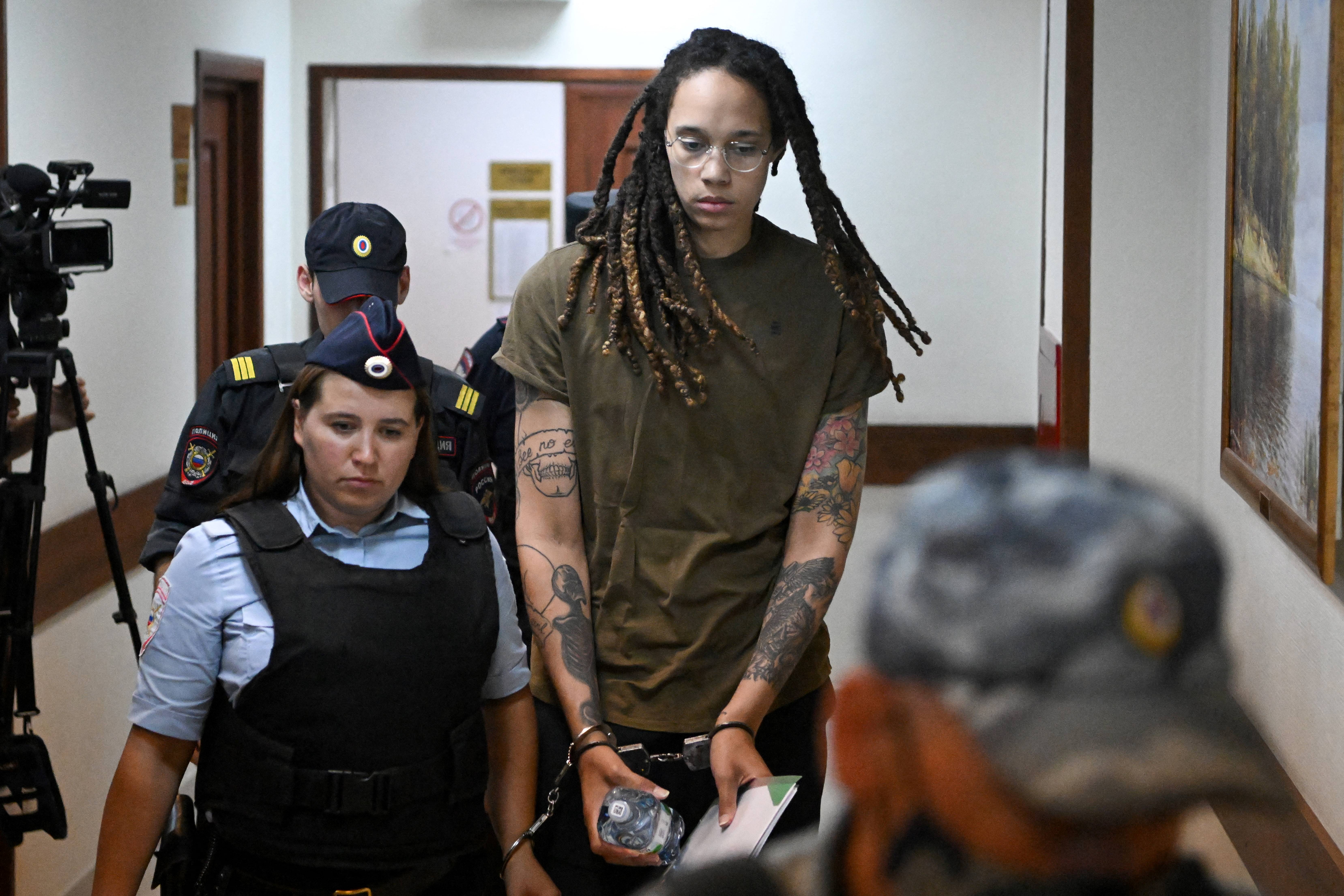 Brittney Griner apelará a su sentencia de prisión en un tribunal ruso a finales de este mes