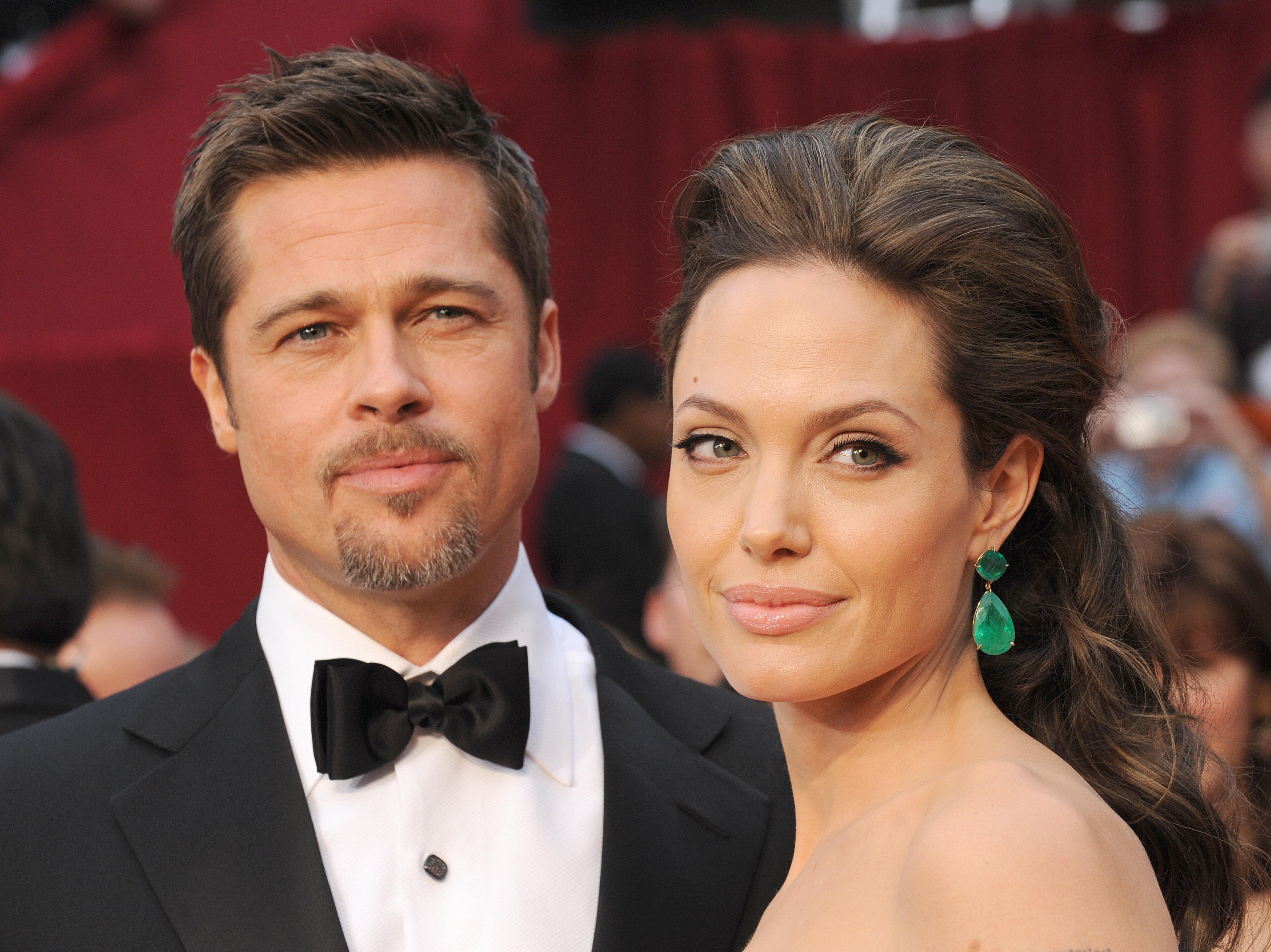 Brad Pitt y Angelina Jolie en una fotografía de 2009