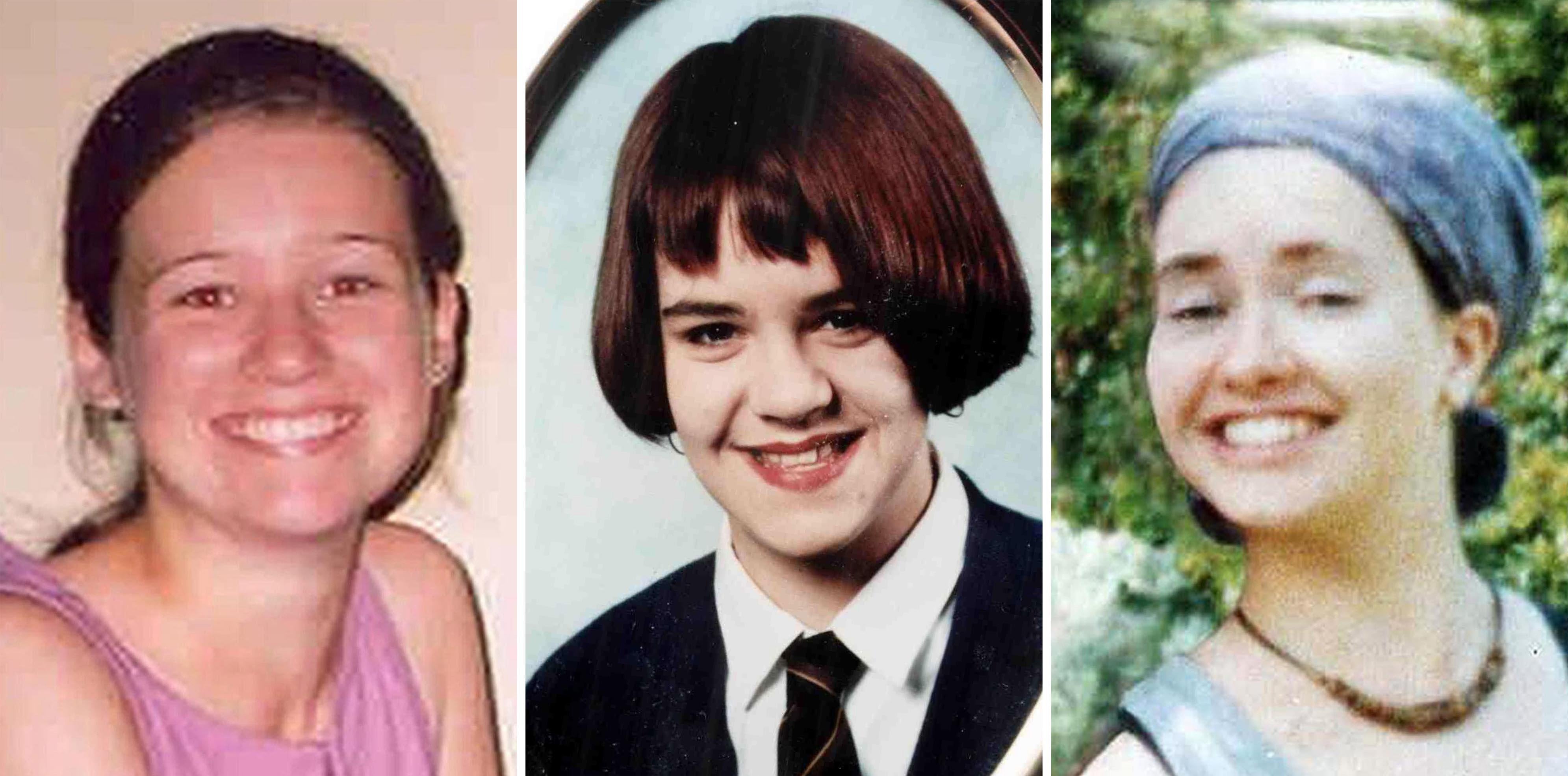 Las tres víctimas de Tobin: Angelika Kluk, Vicky Hamilton y Dinah McNicol