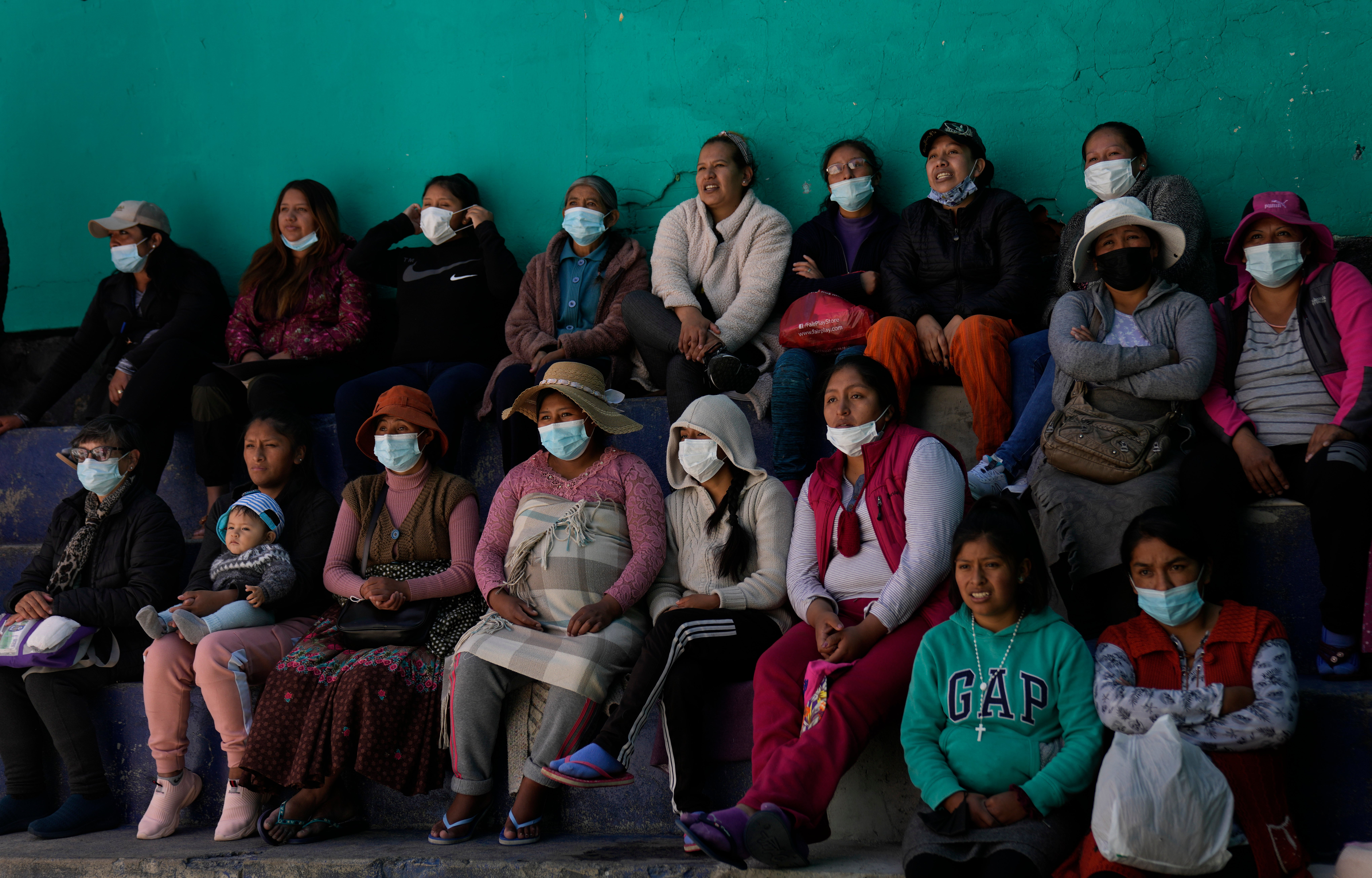 BOLIVIA-RECLUSAS DESFILE