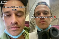 El vídeo de un bebé llorando durante un vuelo de 29 horas inició un debate en TikTok sobre viajar con niños