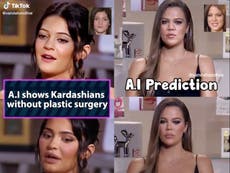 Vídeo de IA que muestra cómo se verían las Kardashian “sin cirugía plástica” genera un debate