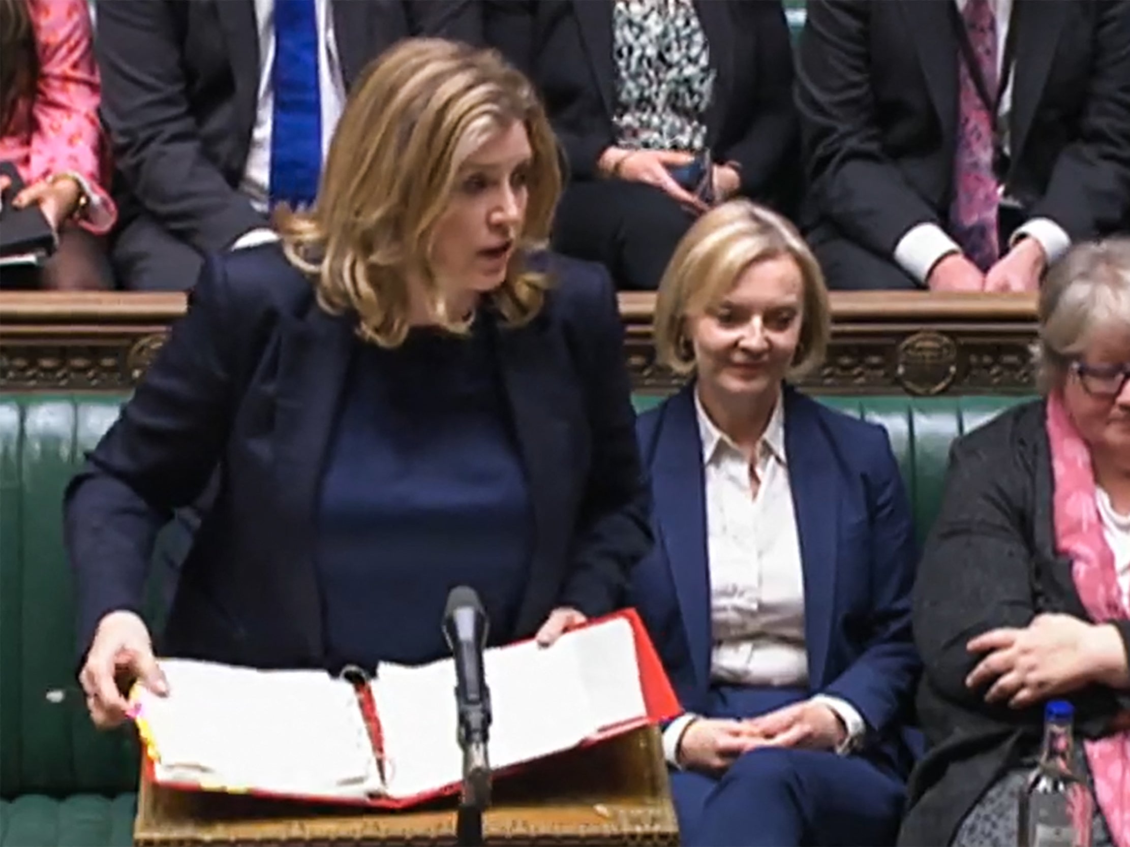 Penny Mordaunt recibió una oleada de apoyos al principio de la contienda para sustituir a Boris Johnson