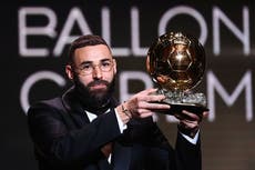 Karim Benzema gana el Balón de Oro masculino y Alexia Putellas retiene el premio femenino