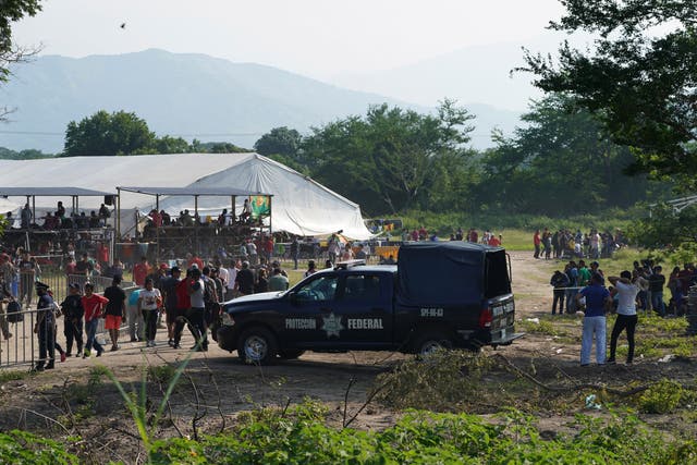<p>Campamento Migrante México Venezuela</p>