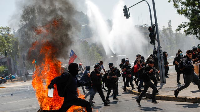 CHILE-ESTALLIDO ANIVERSARIO