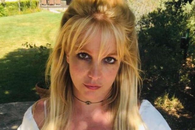 Britney Spears, fotografiada en Instagram a principios de este año