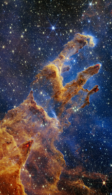 Nuevas fotos del Telescopio Webb de la NASA revelan estrellas recién nacidas en los Pilares de la Creación