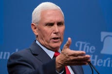 Pence reprende a los republicanos "apologistas de Putin"