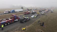 Fatal accidente en Oregon involucra 60 vehículos 