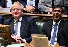 Boris Johnson y Rishi Sunak se reúnen mientras “los donantes instan al ex-PM a no postularse”