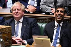 Boris Johnson y Rishi Sunak se reúnen mientras “los donantes instan al ex-PM a no postularse”