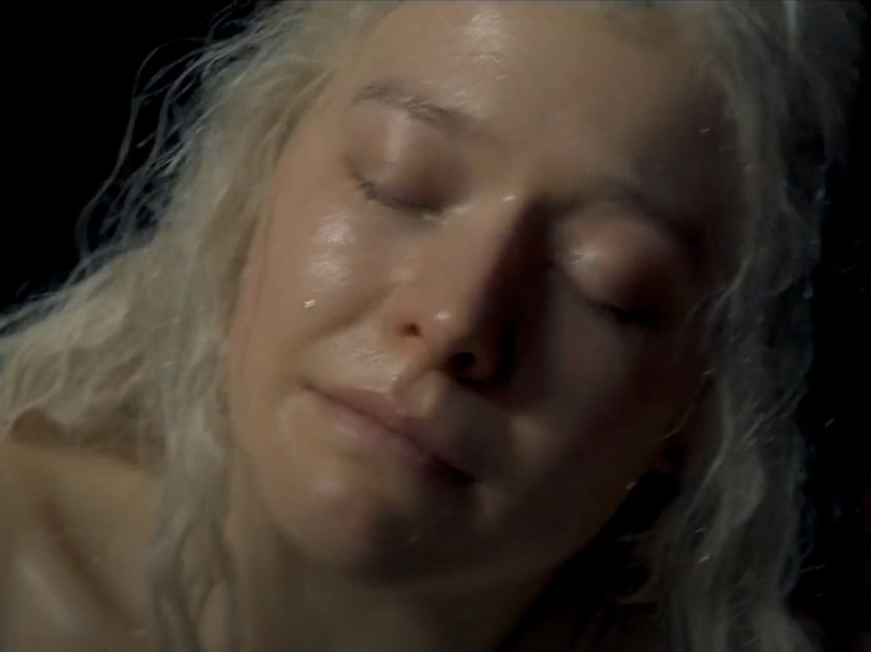 Emma D'Arcy como Rhaenyra en una escena “desgarradora” del episodio 10 de “House of the Dragon’