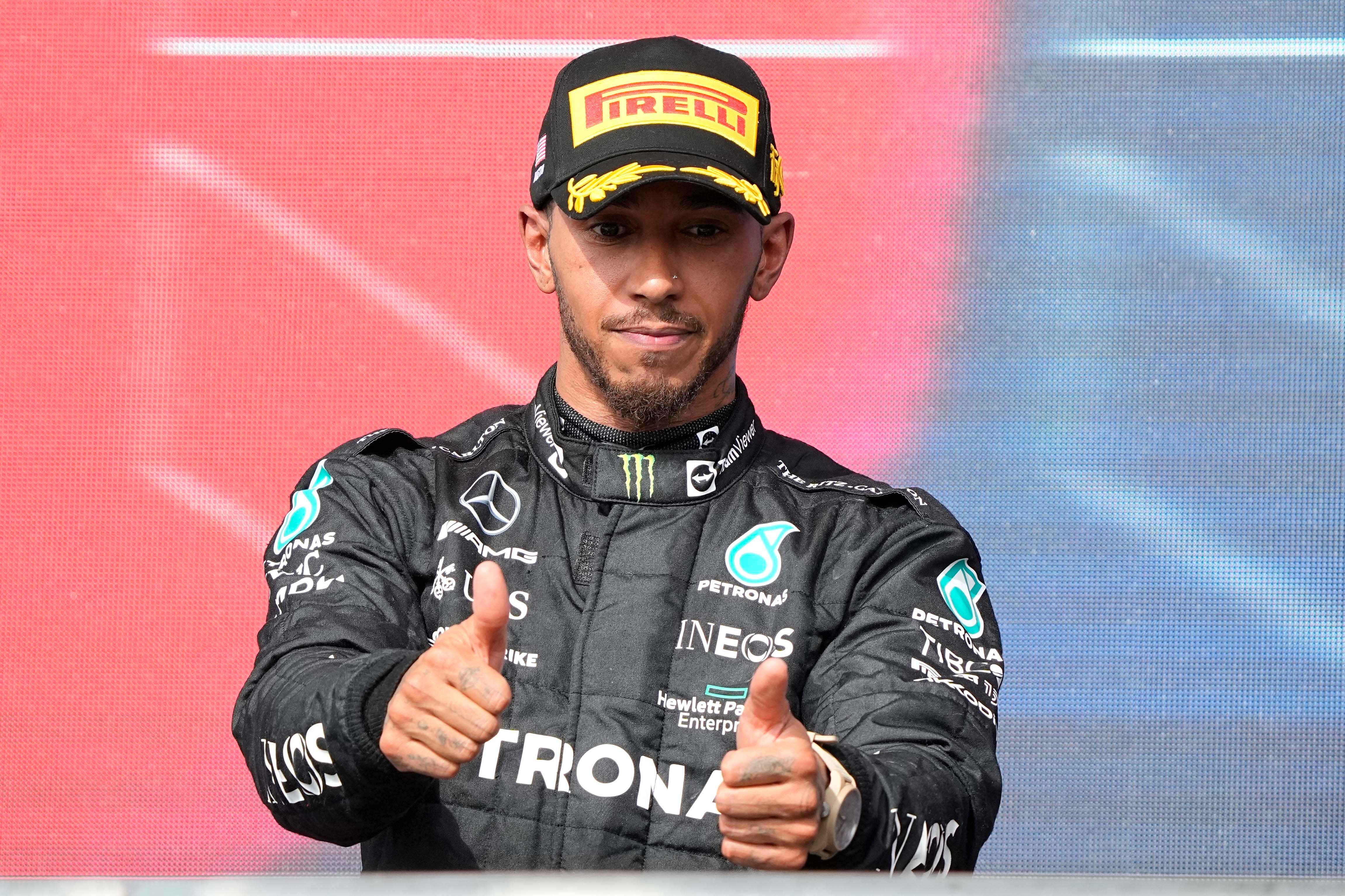 Lewis Hamilton perdió ante Max Verstappen en el Gran Premio de Estados Unidos