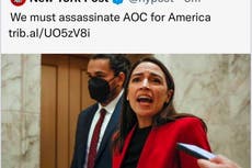 Hackean el ‘New York Post’ y publican tuits que piden el “asesinato” de AOC y Biden