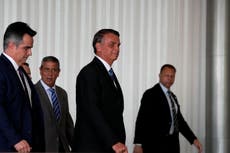 Bolsonaro dice a Supremo Tribunal que la elección "se acabó"