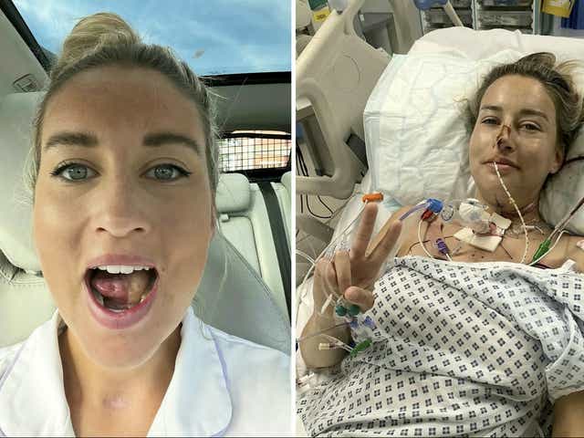 Charlotte Webster-Salter, que luchó contra el cáncer de boca y le extirparon parte de la lengua