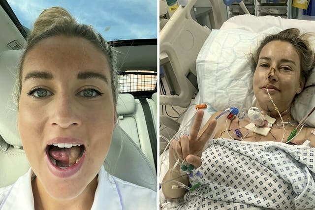 Charlotte Webster-Salter, que luchó contra el cáncer de boca y le extirparon parte de la lengua